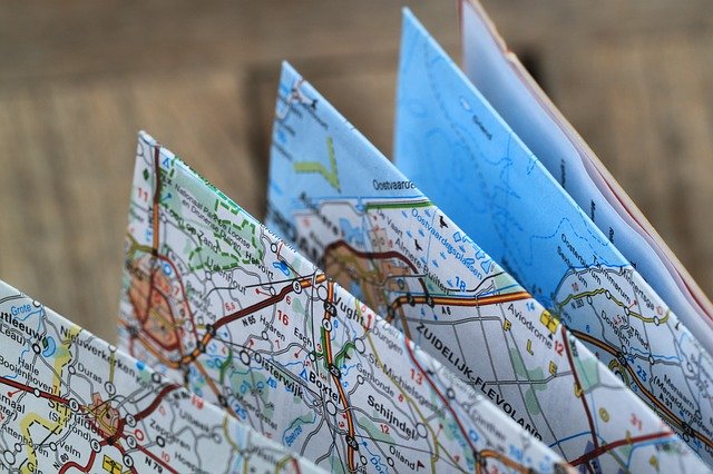 folding map